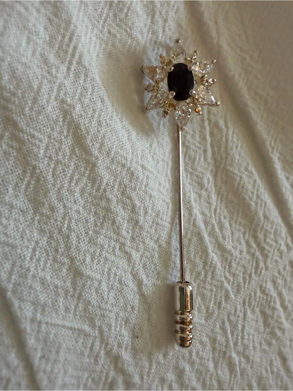 925 Sapphire Brooch/Pin